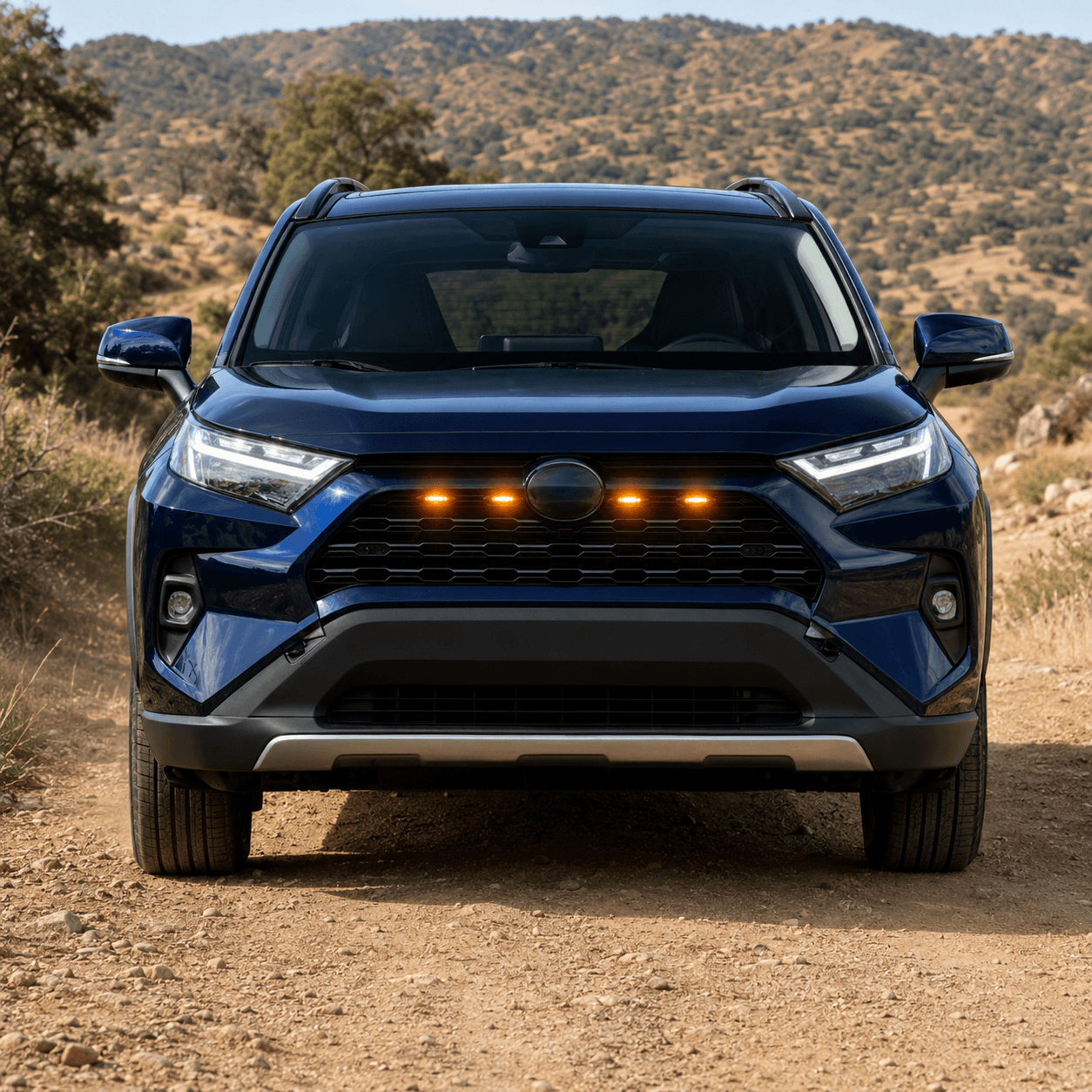 Grill Lights for Toyota RAV4 2019-2025 Raptor Lights Grille Upgrade
