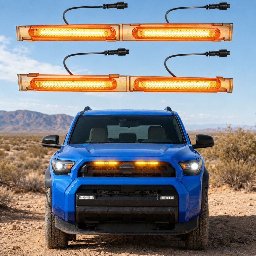 Car grille light - Suitable for 4Runner 2025-2026 Rubicon with SR5 package