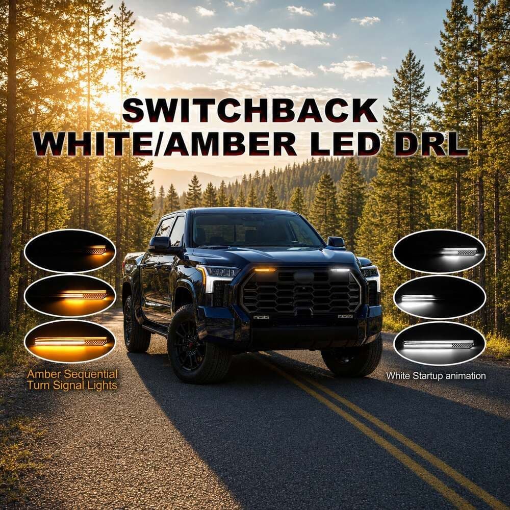 SWITCHBACK WHITE/AMBER LED DRL