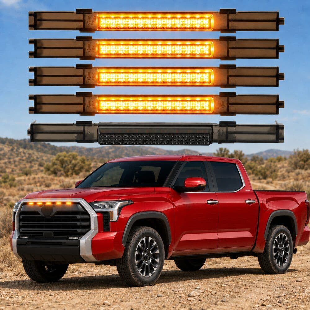 LED front grill light is suitable for 2022-2025, 2026 Toyota Tundra third-generation accessories