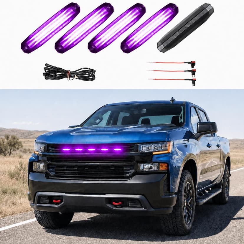 LED barbecue lamp is suitable for 2019, 2020 and 2021 Chevrolet Silverado Accessories.